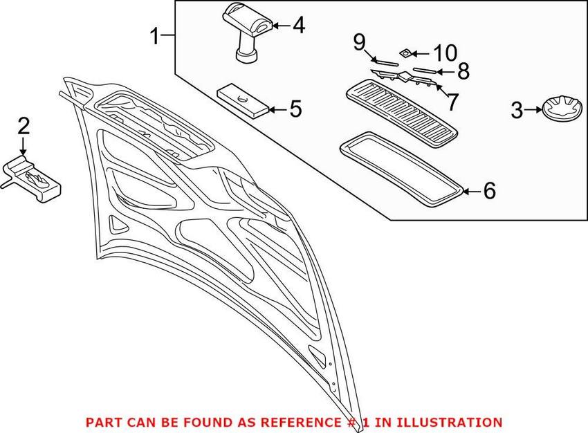 Volvo Radiator Grille 9127580